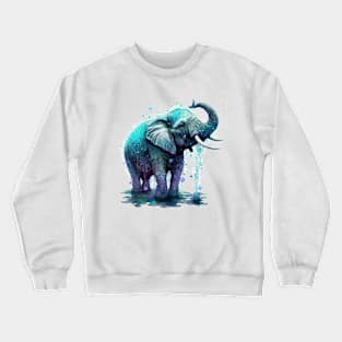 Watered elephant Crewneck Sweatshirt